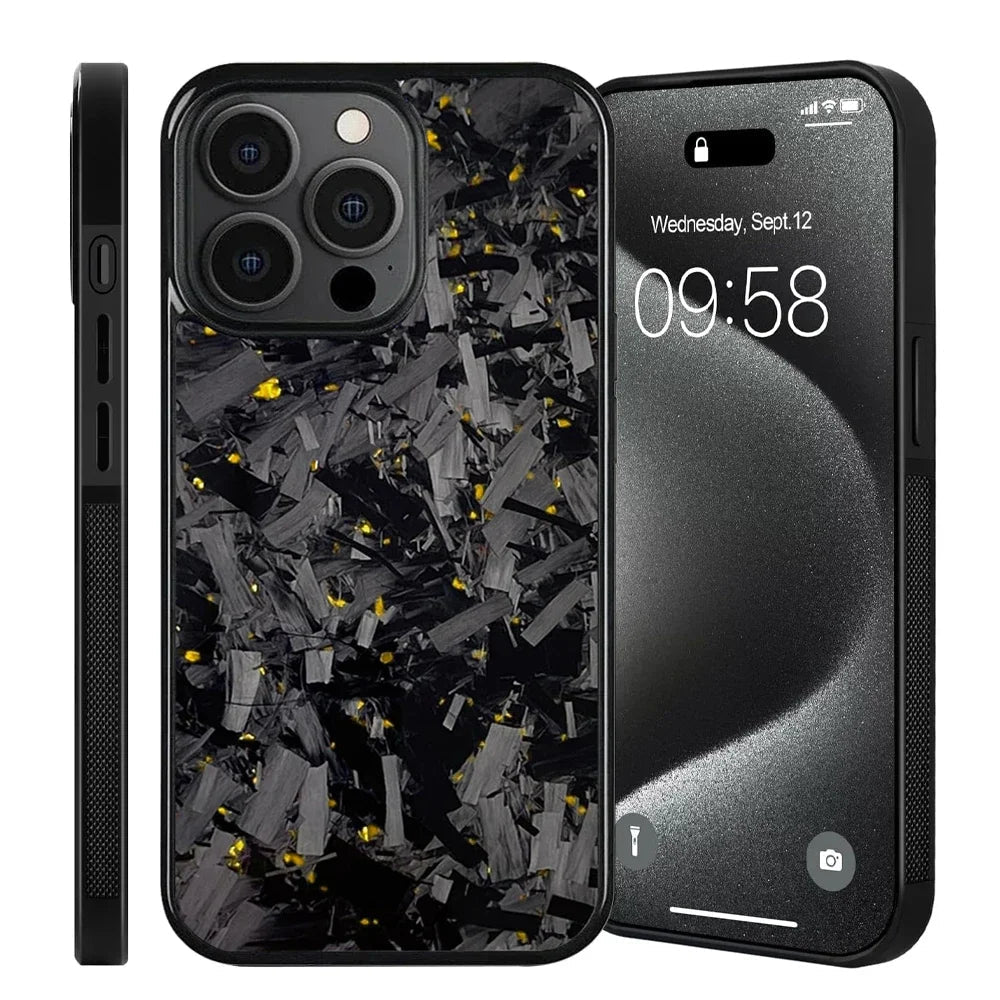 Anti-Impact Genuine Carbon Fiber iPhone Case