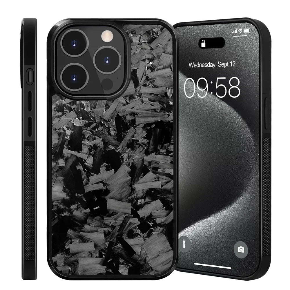 Anti-Impact Genuine Carbon Fiber iPhone Case