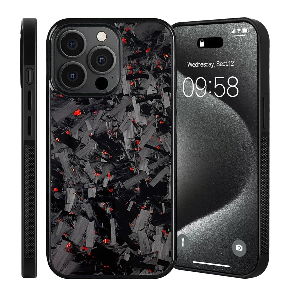 Anti-Impact Genuine Carbon Fiber iPhone Case