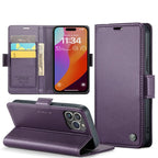 Leather iPhone Case with Card Holder and 360° Protection