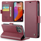 Leather iPhone Case with Card Holder and 360° Protection