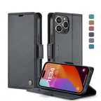 Leather iPhone Case with Card Holder and 360° Protection