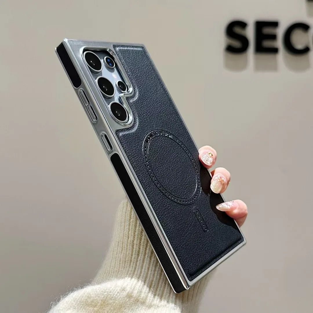 Samsung Leather Case with Wireless Charging
