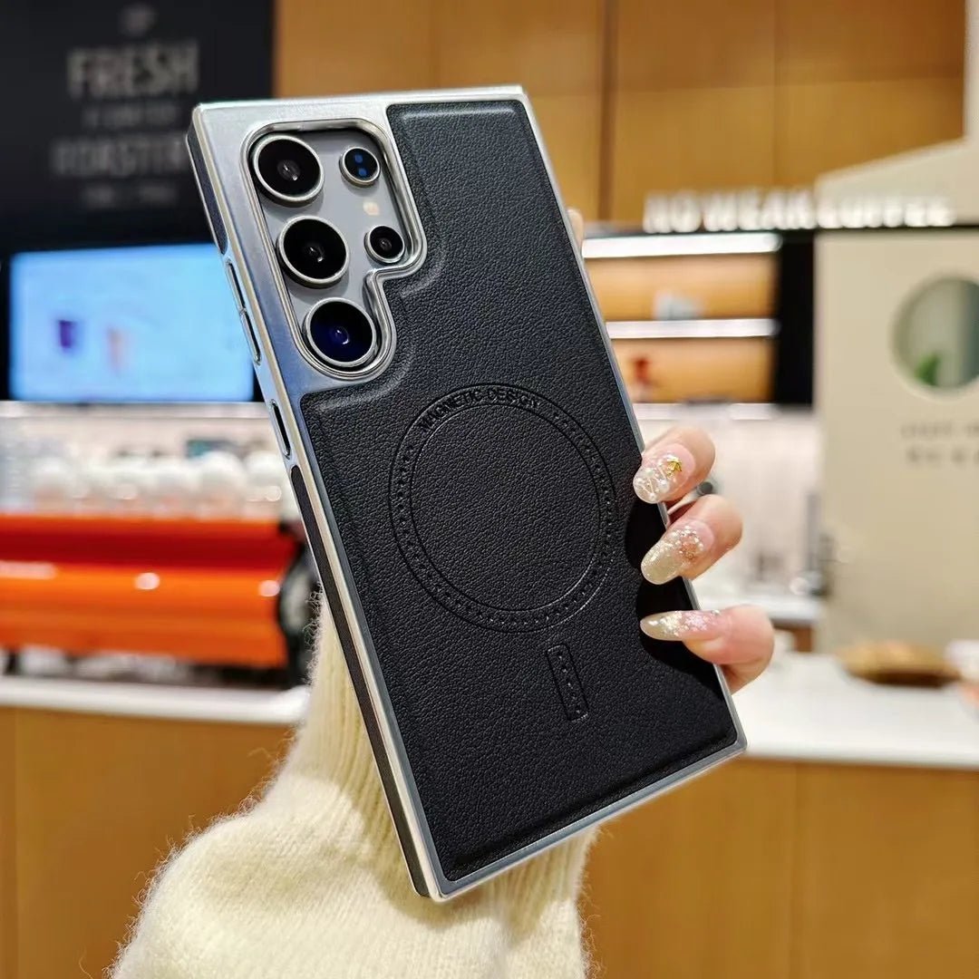 Samsung Leather Case with Wireless Charging
