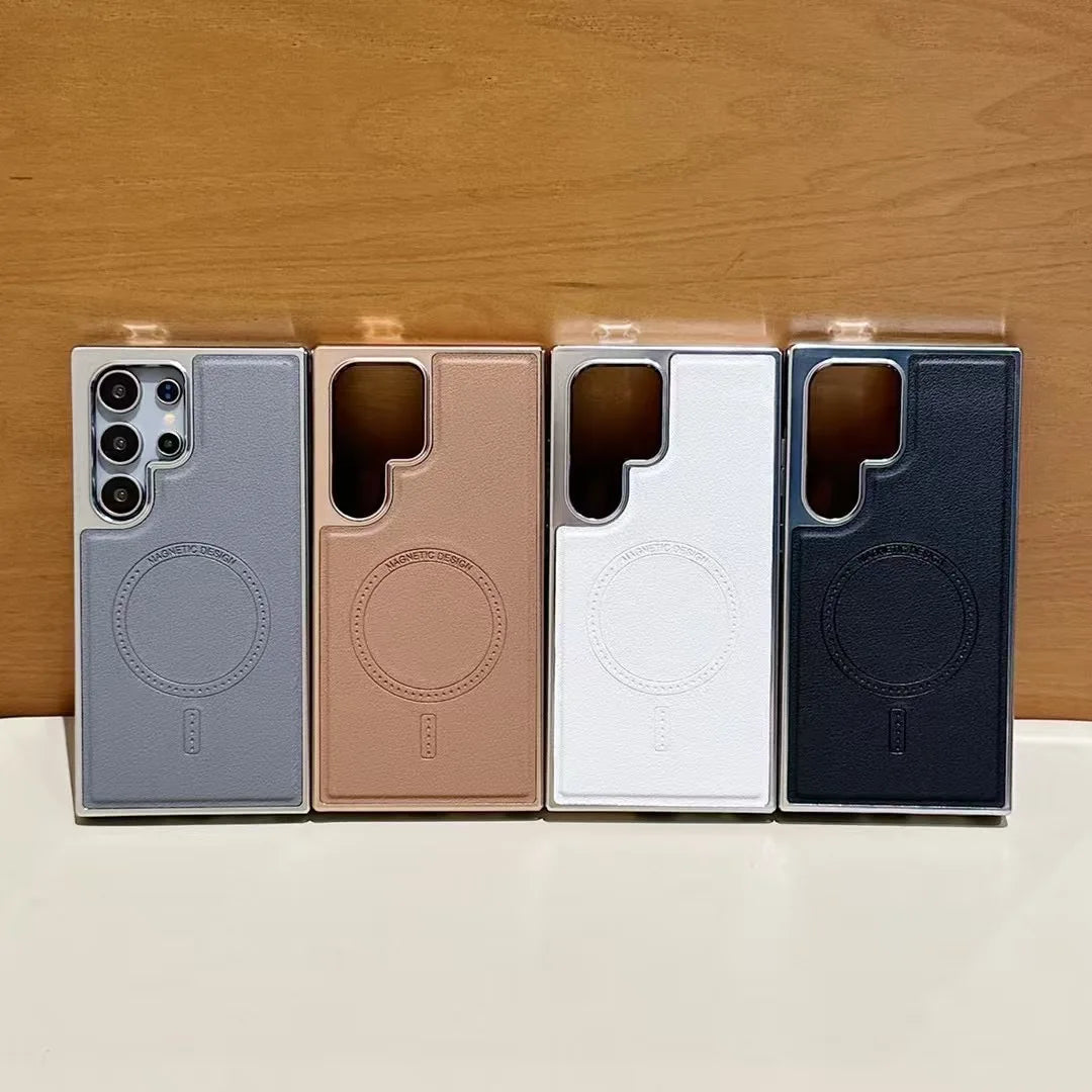 Samsung Leather Case with Wireless Charging