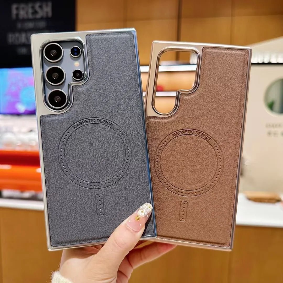 Samsung Leather Case with Wireless Charging