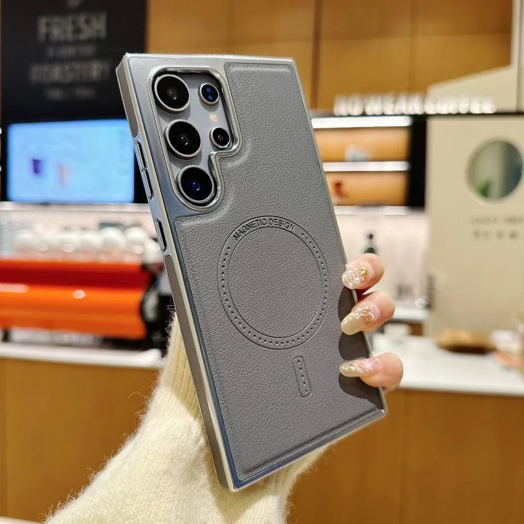 Samsung Leather Case with Wireless Charging