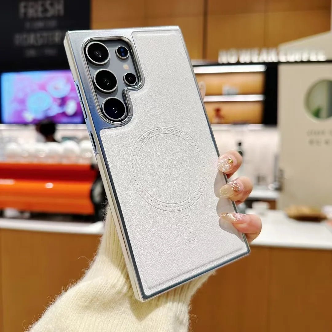 Samsung Leather Case with Wireless Charging