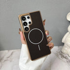 Samsung Luxury Carbon Case with MagSafe Charging