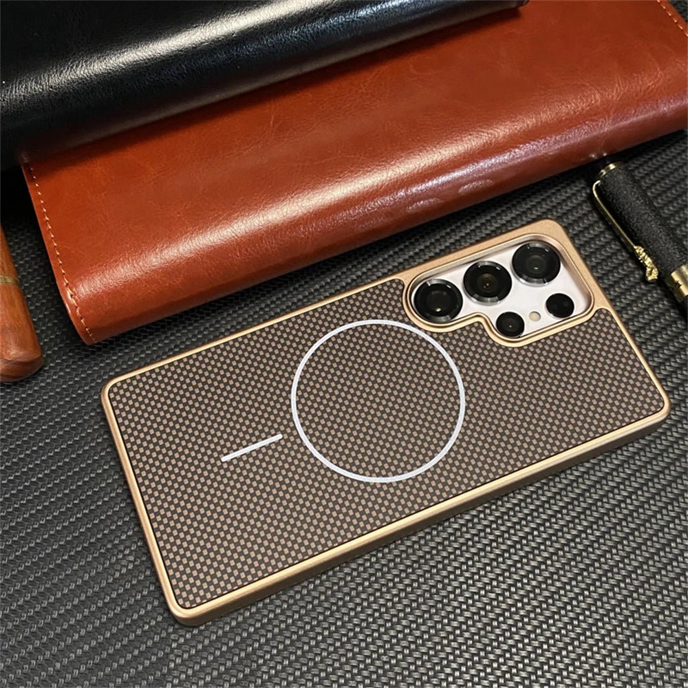 Samsung Premium Minimalist MagSafe Carbon Fiber Case