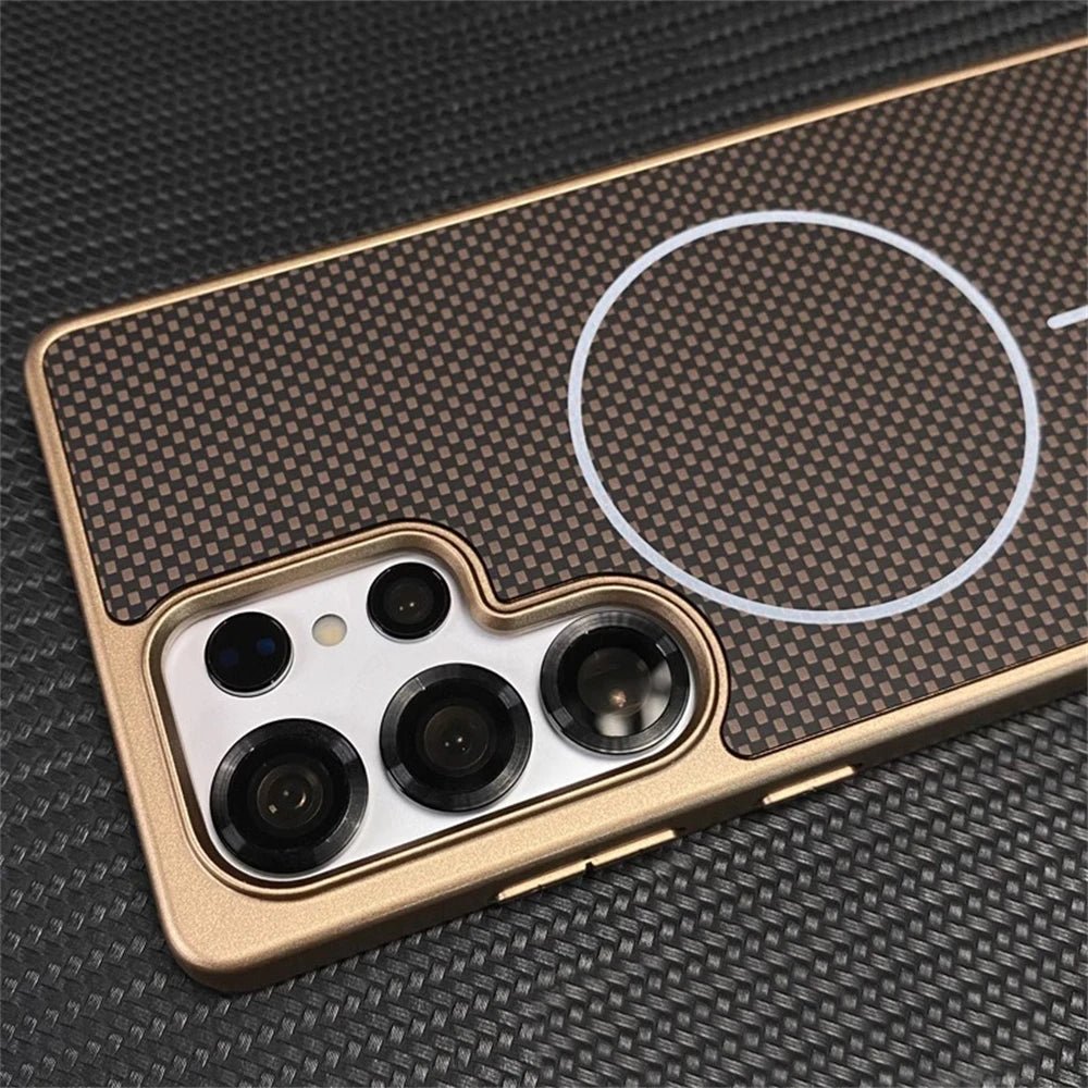 Samsung Premium Minimalist MagSafe Carbon Fiber Case