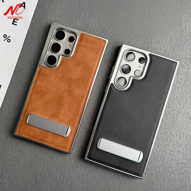 Samsung Genuine Leather Case with Foldable Stand