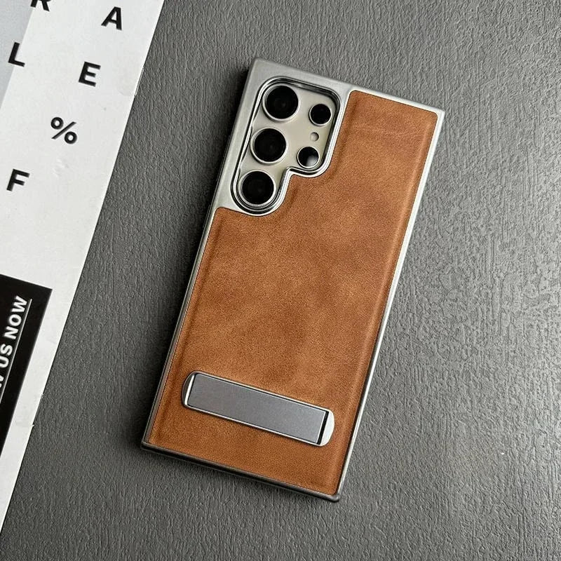Samsung Genuine Leather Case with Foldable Stand