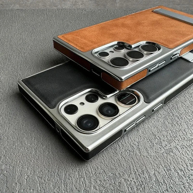 Samsung Genuine Leather Case with Foldable Stand