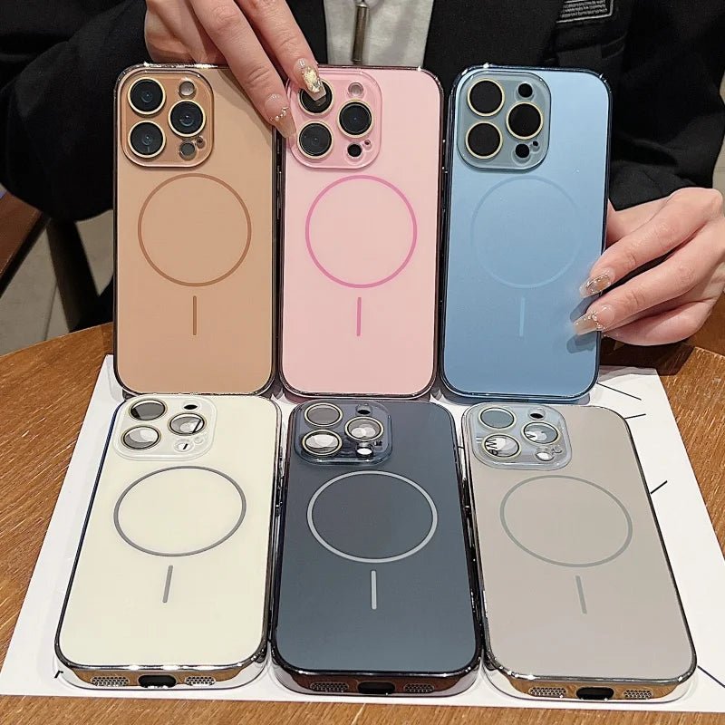 iPhone Case with Camera Lens Protector and MagSafe