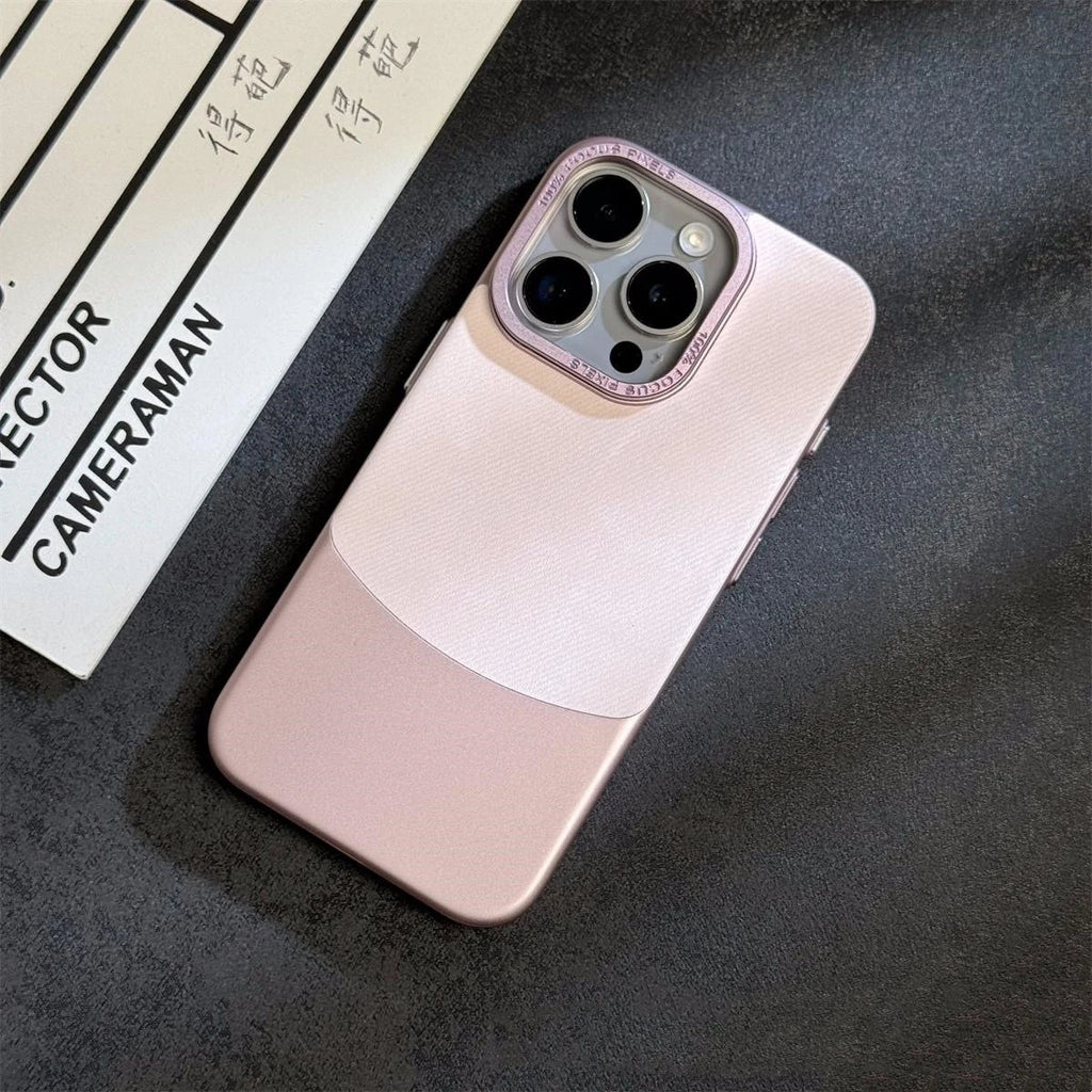 Minimalist iPhone Case in Flannel Fabric