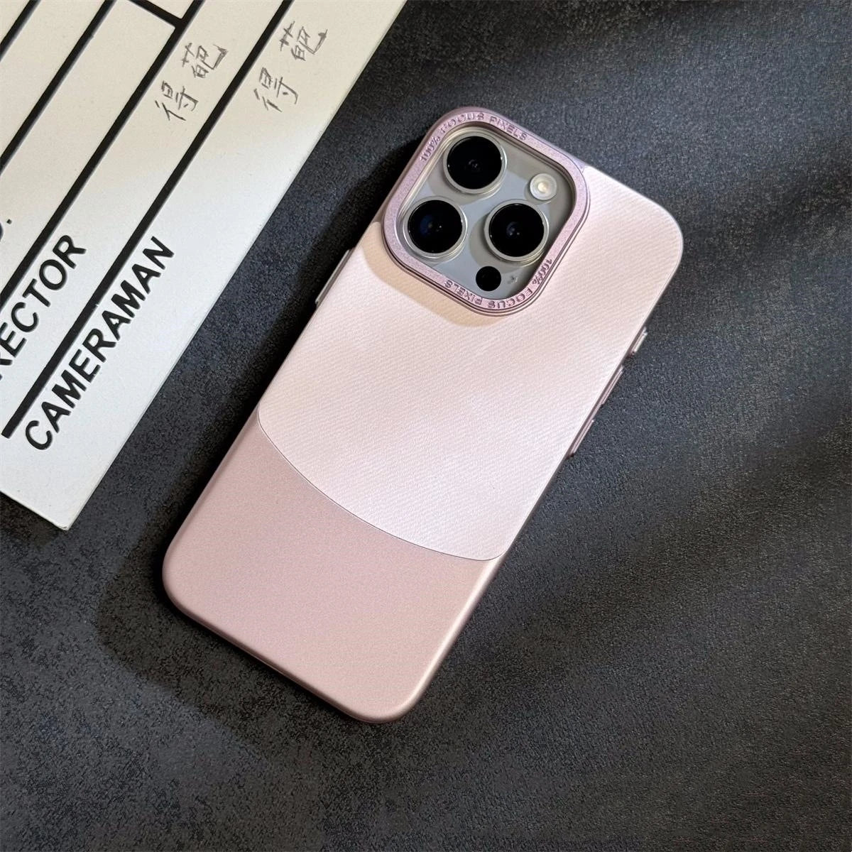 Minimalist iPhone Case in Flannel Fabric