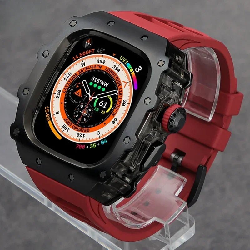 Stainless Steel Apple Watch Case with Bracelet