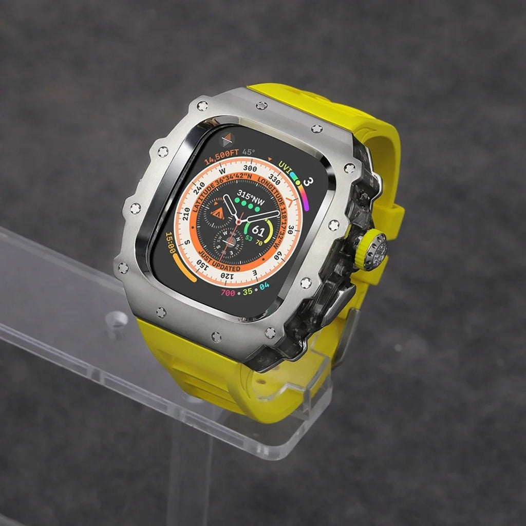 Stainless Steel Apple Watch Case with Bracelet