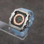 Stainless Steel Apple Watch Case with Bracelet