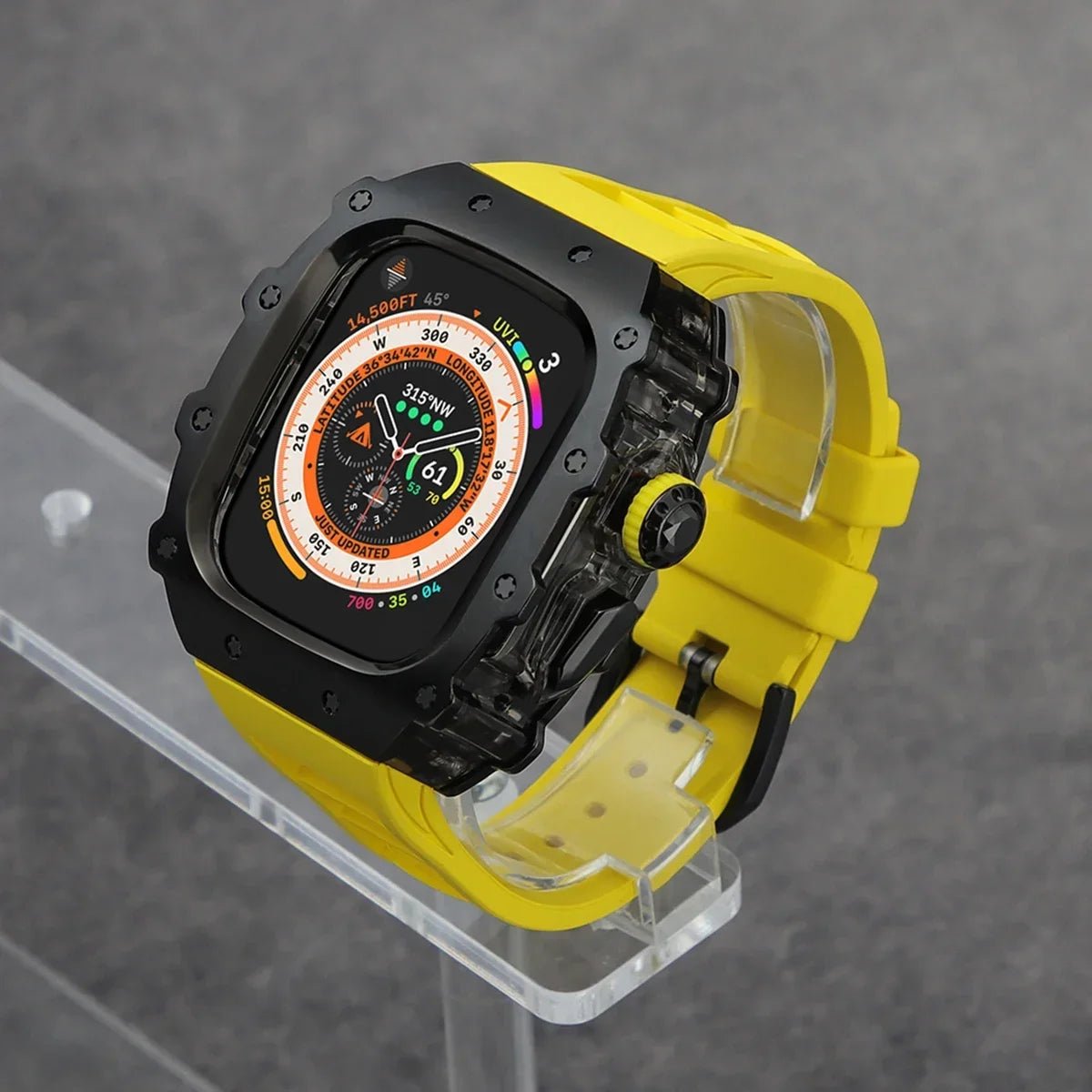 Stainless Steel Apple Watch Case with Bracelet