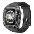 Transparent Apple Watch Case with Rubber Strap