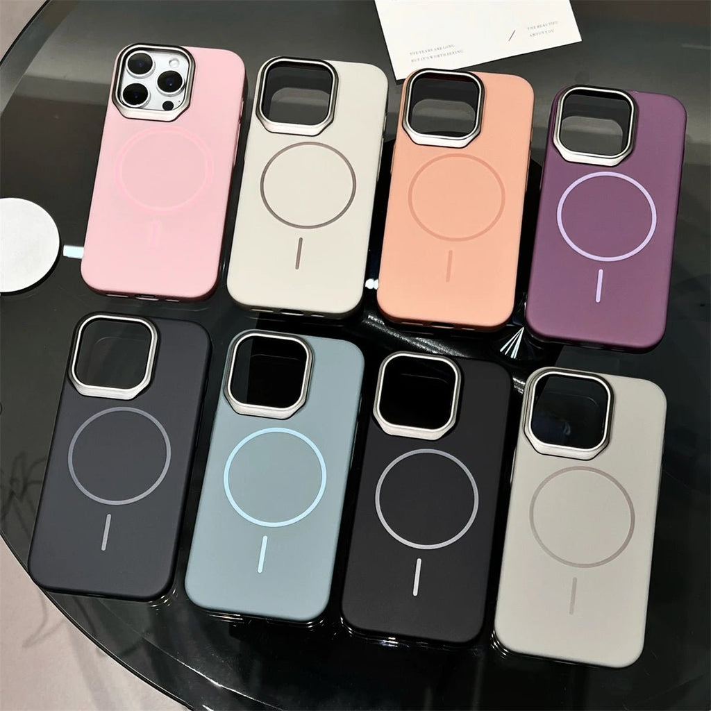 Matte iPhone Case with Metal Lens Protector