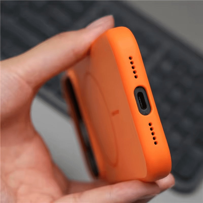Minimalist MagSafe iPhone Case Velvety Internal Protection