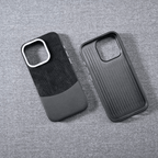 Minimalist iPhone Case in Flannel Fabric