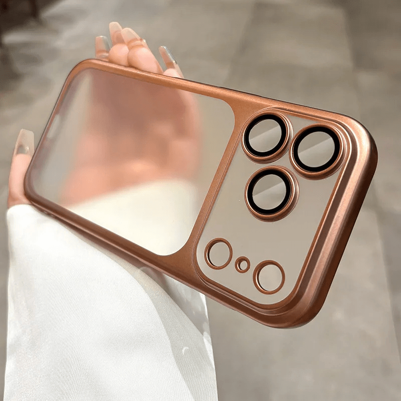 Minimalist Transparent Matte iPhone Case