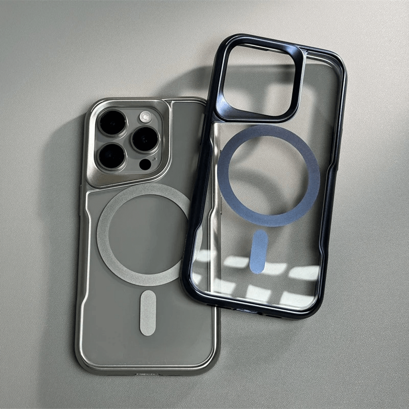 Minimalist Transparent iPhone Case with MagSafe