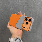 iPhone Case in Minimalist Fabric and Leather