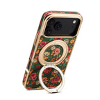 Floral Fabric iPhone Case with Rotating MagSage