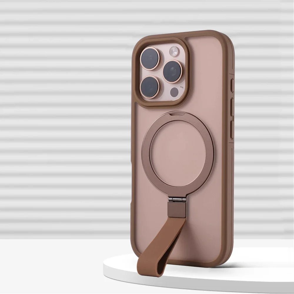 Matte iPhone Case with Silicone Strap with MagSafe