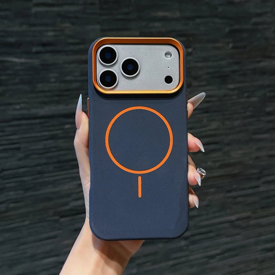 iPhone 17 Case in Premium MagSafe Velvety Leather