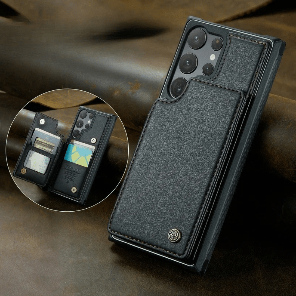 Samsung Leather Case with Magnetic Wallet