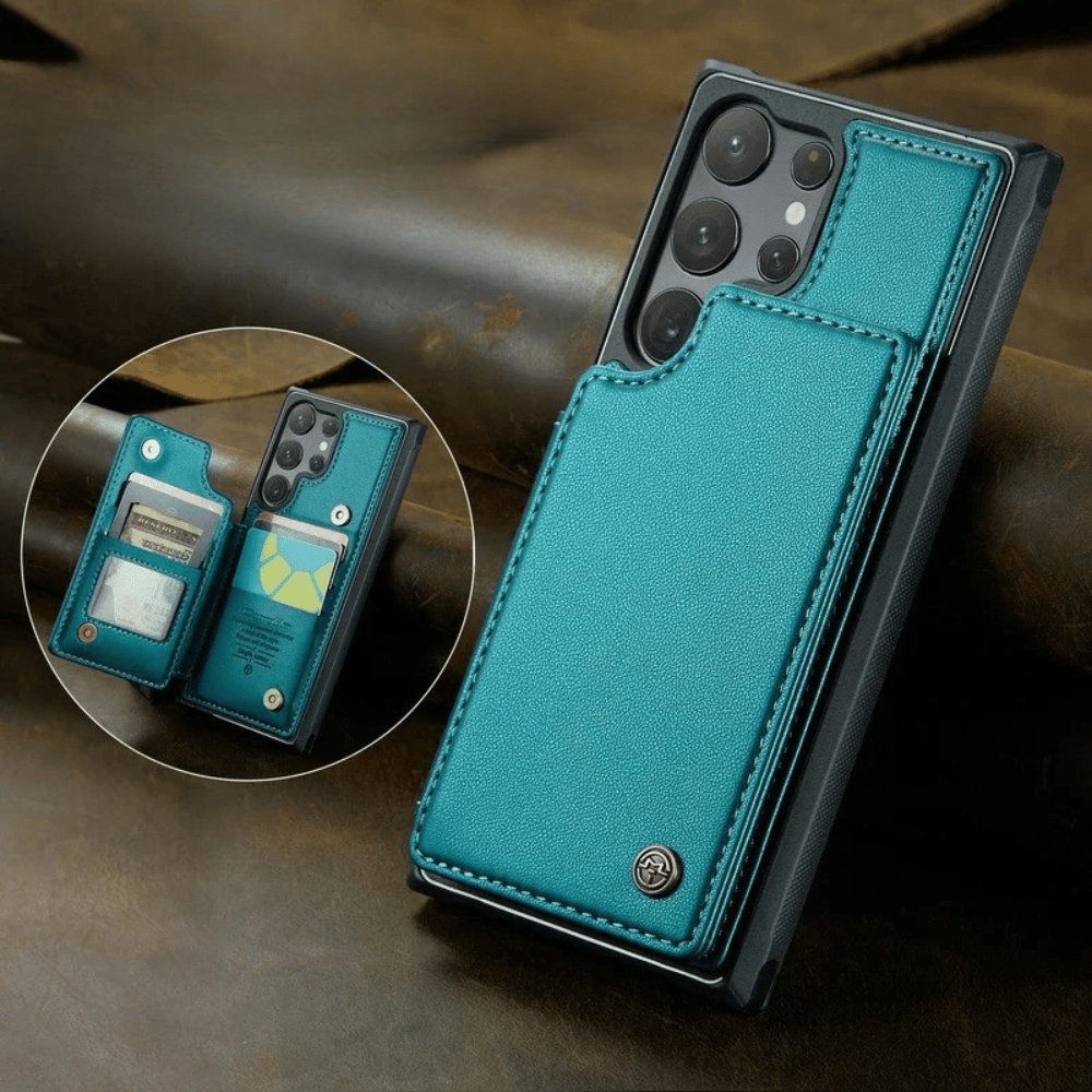 Samsung Leather Case with Magnetic Wallet