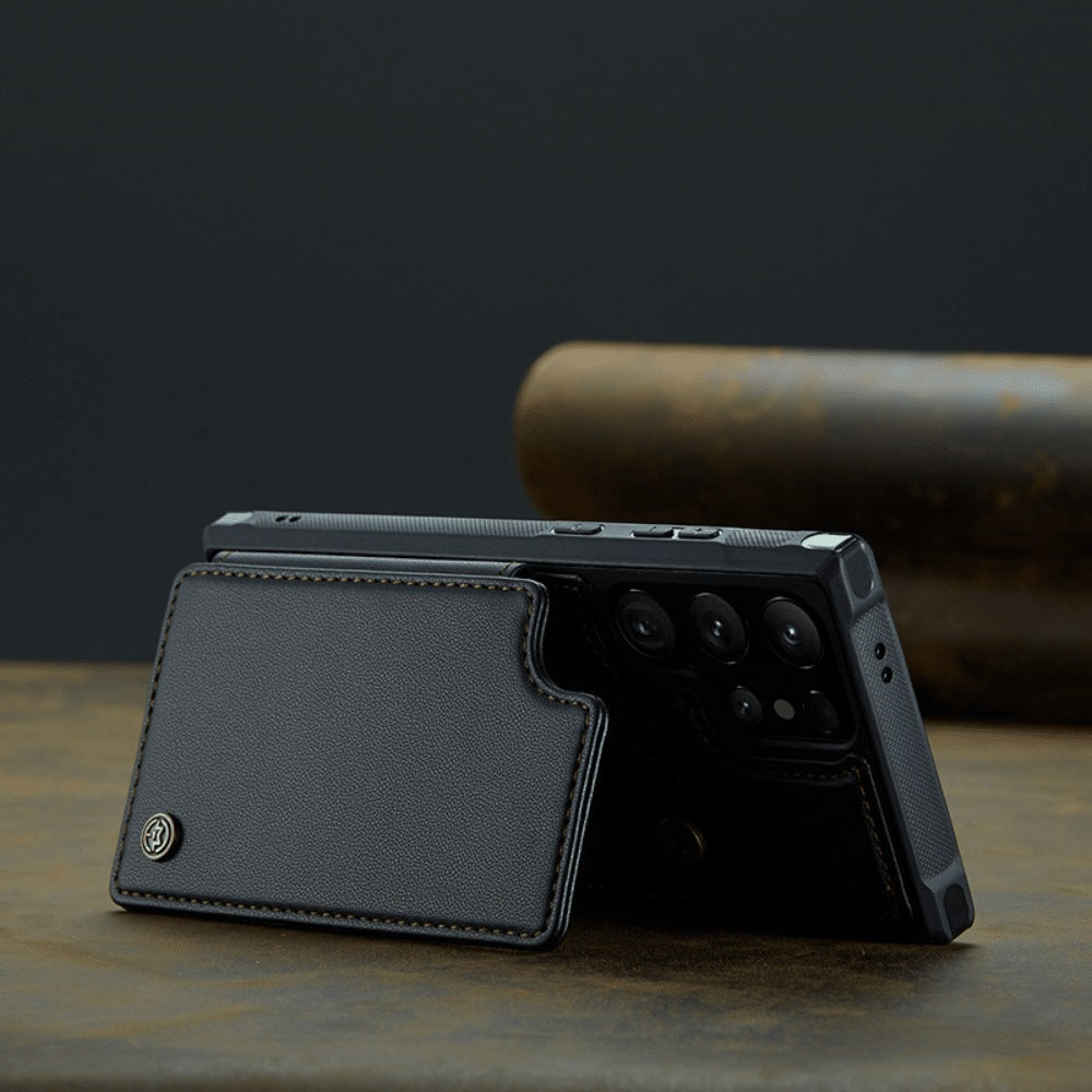 Samsung Leather Case with Magnetic Wallet