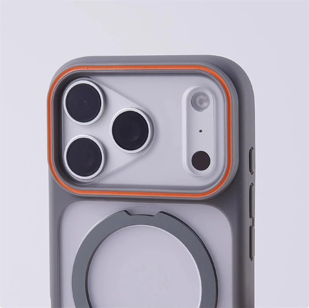 Premium Matte iPhone Case with Retractable Stand