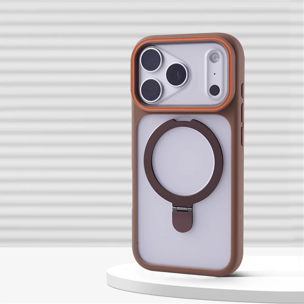 Premium Matte iPhone Case with Retractable Stand