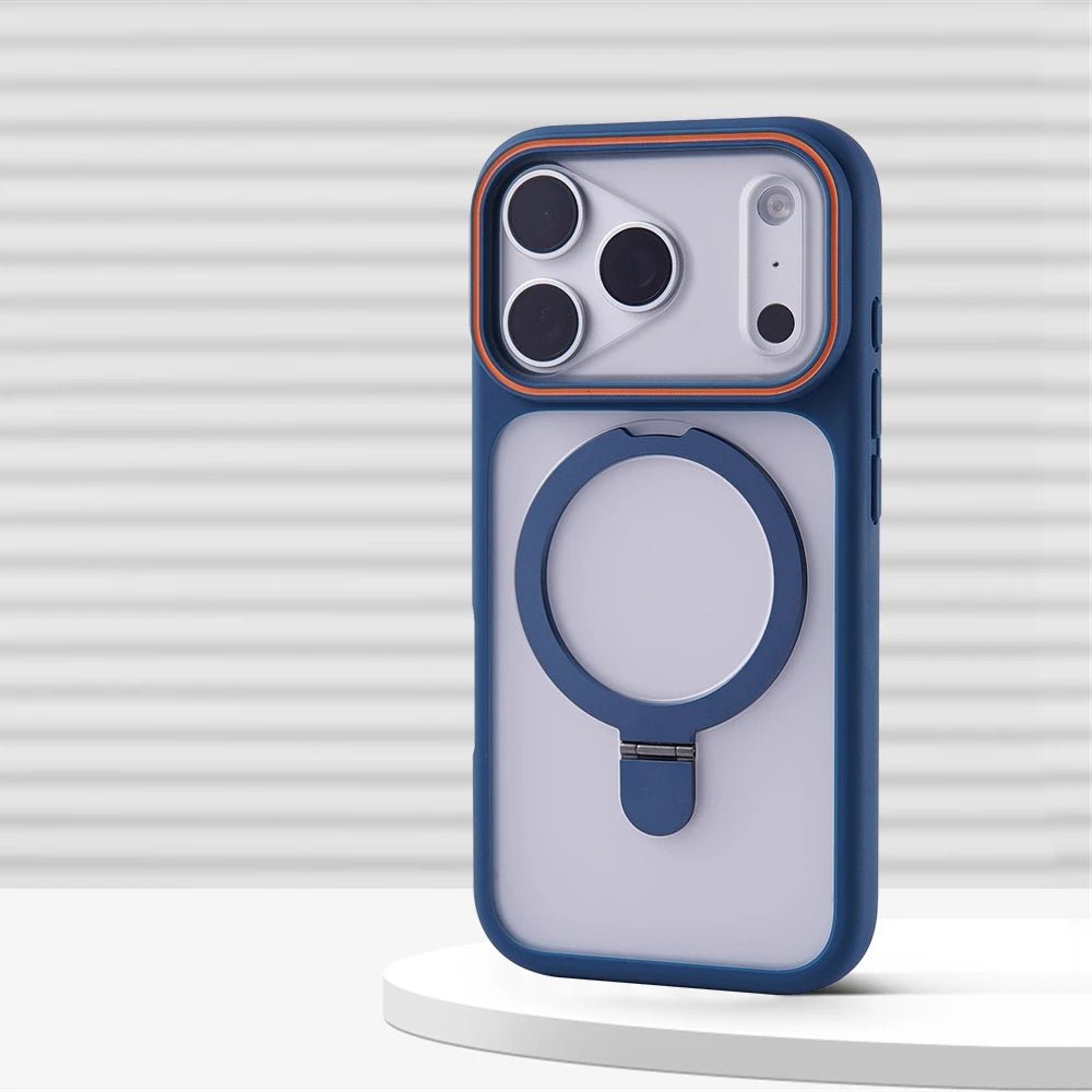Premium Matte iPhone Case with Retractable Stand
