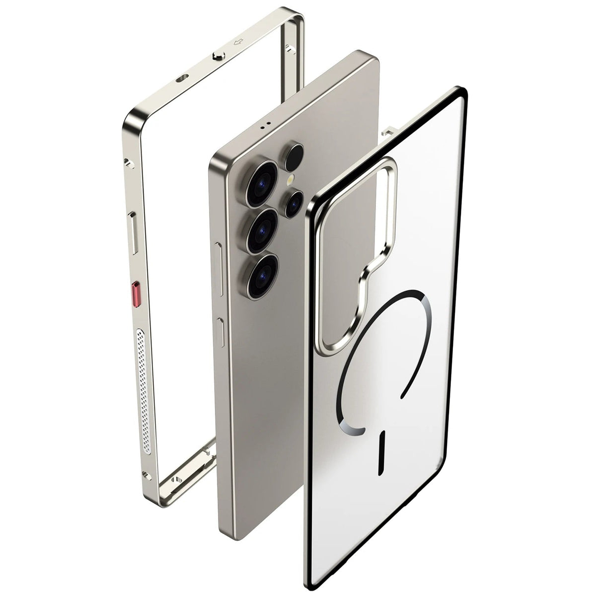 Samsung Case Removable Anti-Impact Metal Structure
