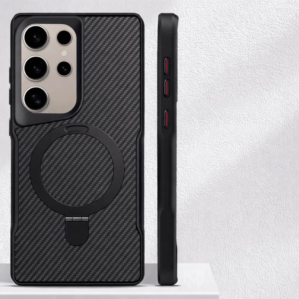 Samsung Case with Carbon Finish and MagSafe Charging