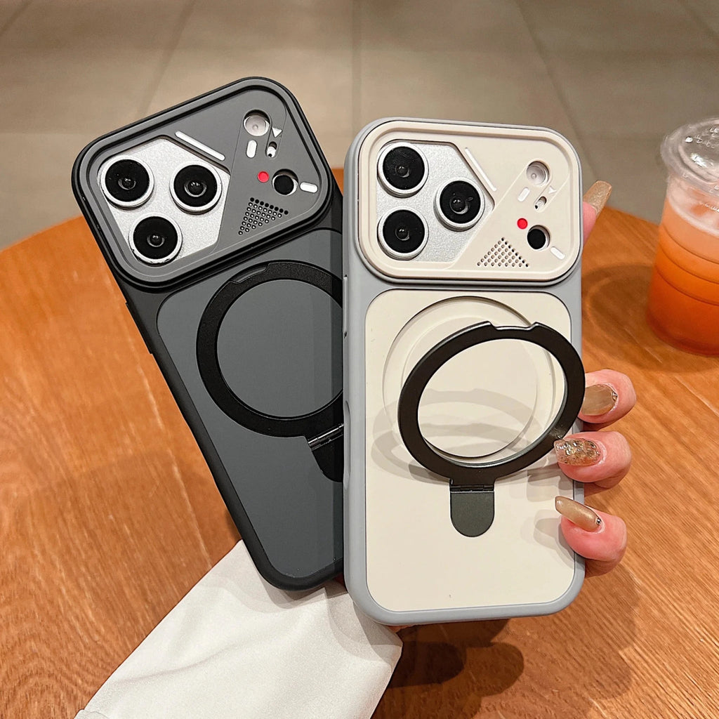 Anti-Impact Case 360° Retractable MagSafe Support