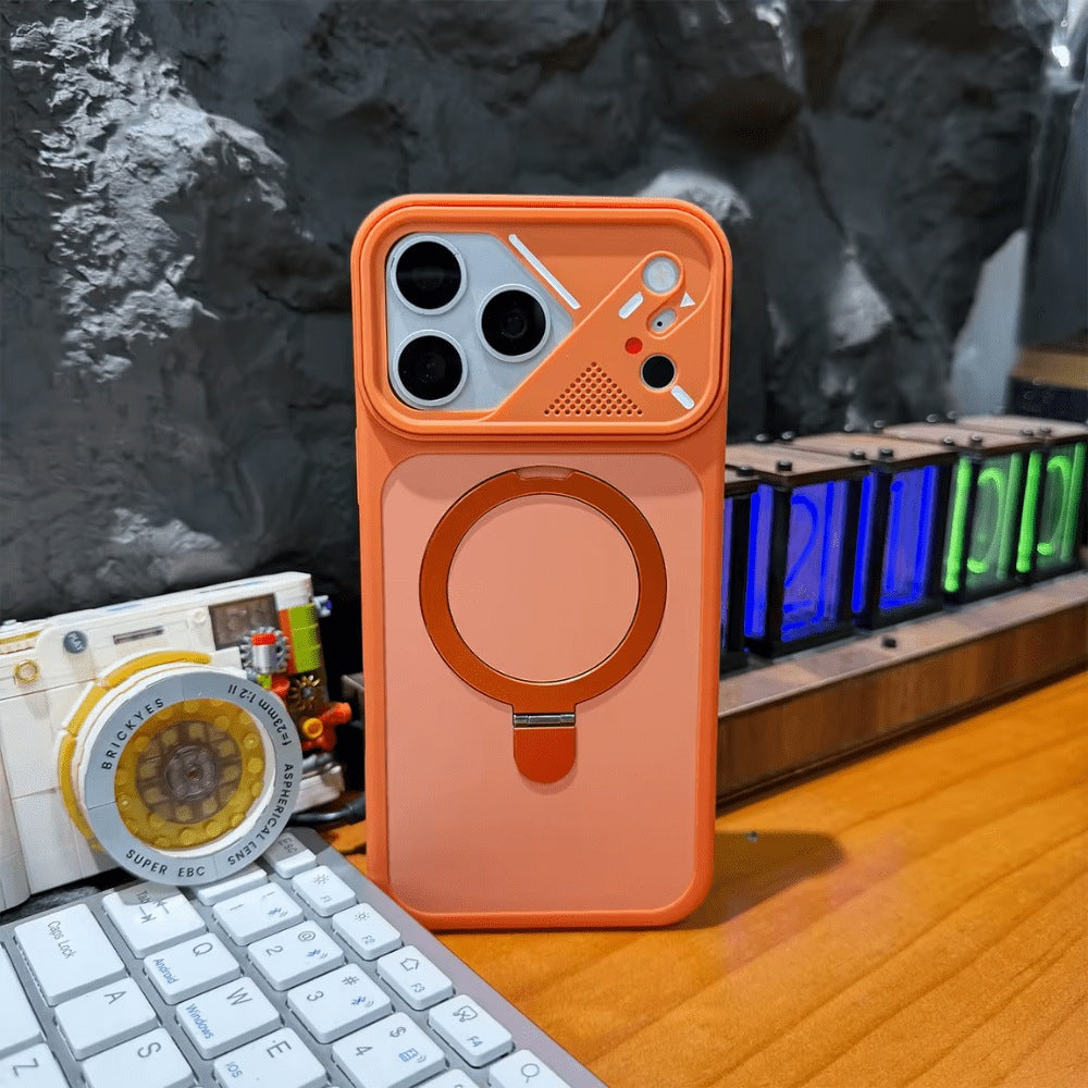 Anti-Impact Case 360° Retractable MagSafe Support