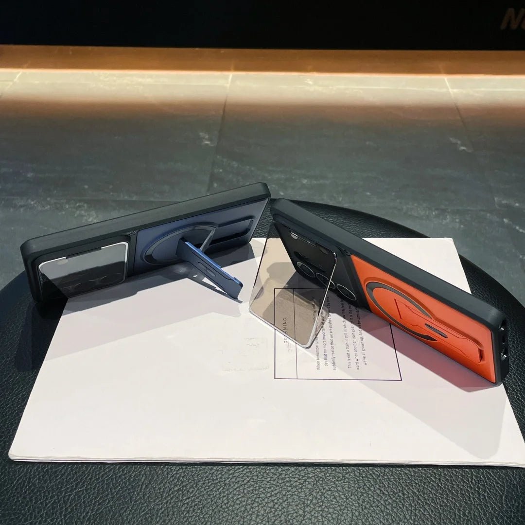 Magnetic Samsung Case with Stand and Lens Protection