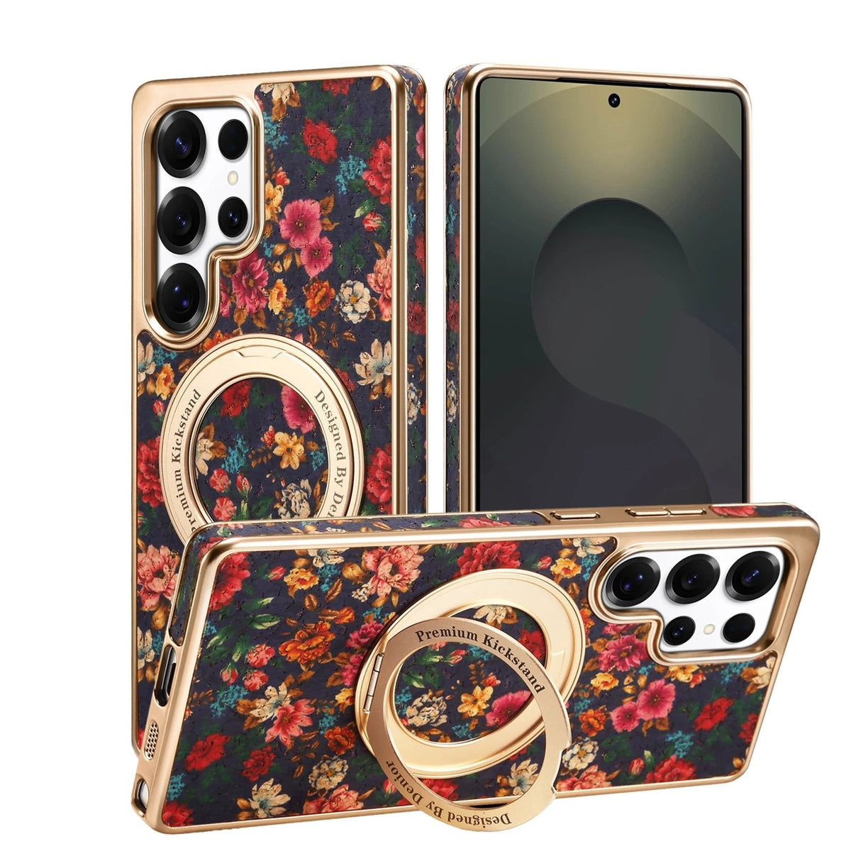 Samsung Floral Cork Case and 360° Support