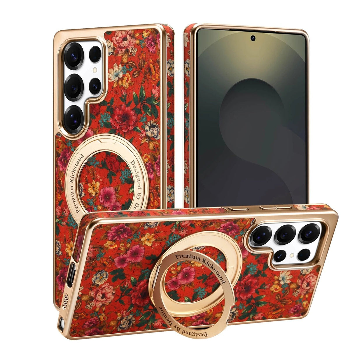 Samsung Floral Cork Case and 360° Support
