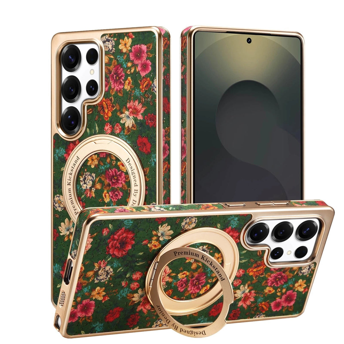 Samsung Floral Cork Case and 360° Support
