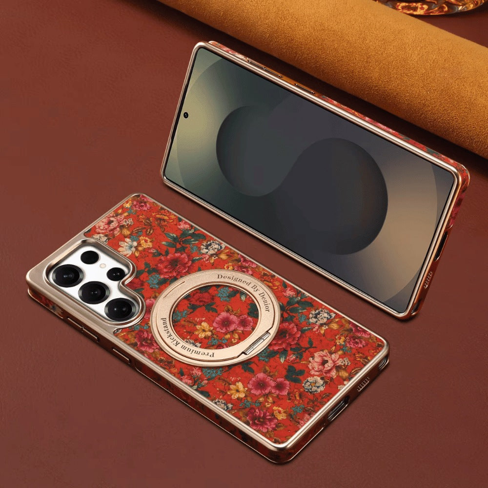 Samsung Floral Cork Case and 360° Support